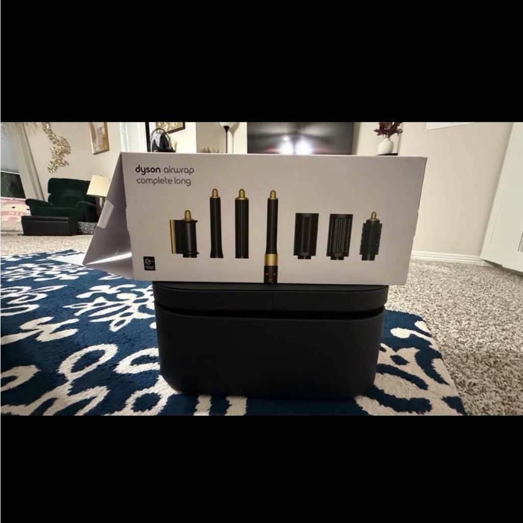 Dyson Airwrap Complete Long  White With Gold Accents